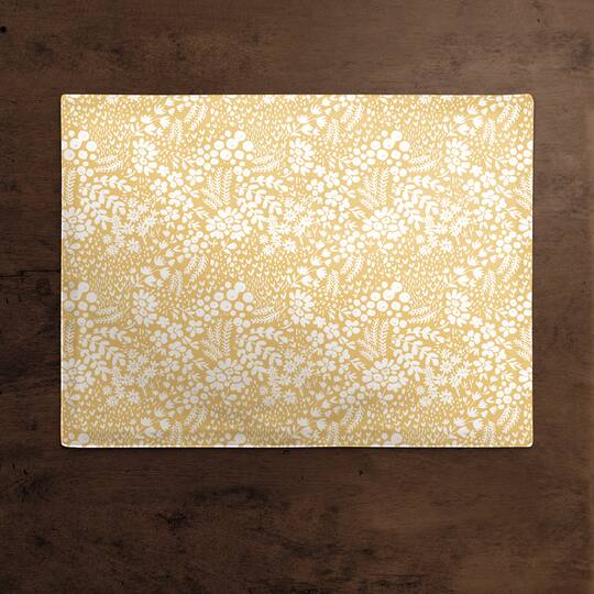 Dainty Floral Cotton Twill Placemat
